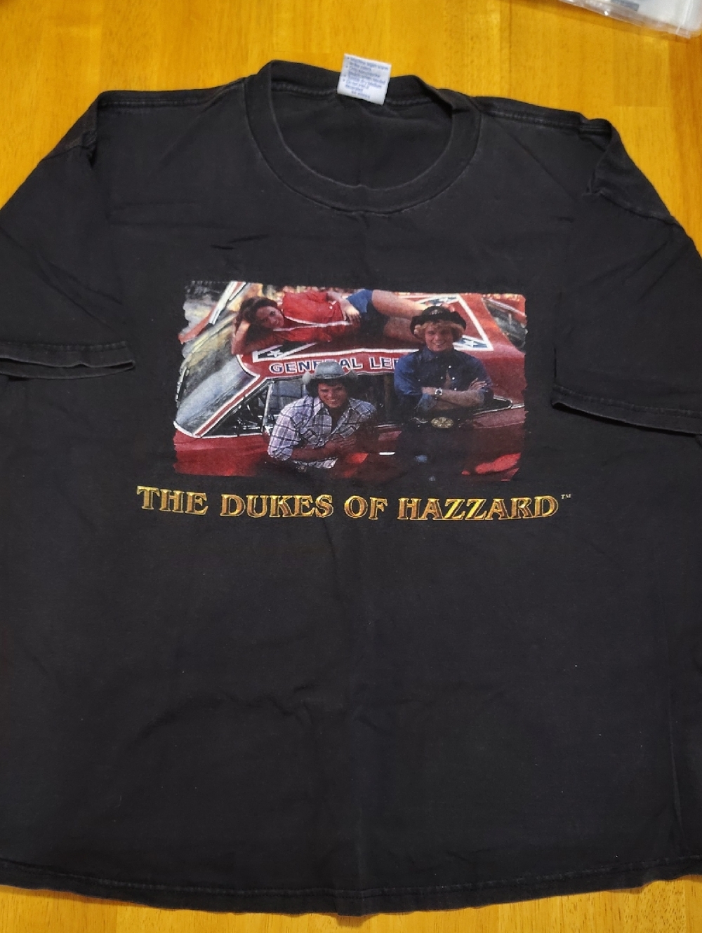 All Sport Dukes of Hazzard T-Shirt XL Black 1999 Vintage General Lee TV